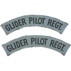 Titles, Glider Pilot Regt., Printed, Pair