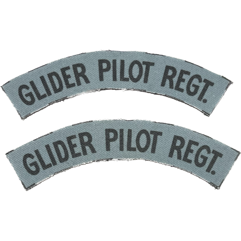 Insignes d'épaule (Titles), Glider Pilot Regt., imprimés