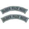 Insignes d'épaule (Titles), Glider Pilot Regt., imprimés