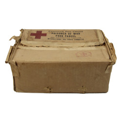 Carton, Canadian Red Cross, colis alimentaire, prisonniers de guerre