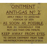 Box, Ointment, Anti-gas, N°2