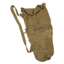 Carrier, Canvas, Gas Mask, M1A1, Pvt. John Barrett, Airborne, MTO, Southern France