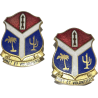 Paire de crests, 147th Field Artillery Regiment, Nouvelle-Guinée