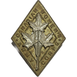 Cap badge, Canadian Women's Army Corps