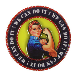 Magnet, Rosie the riveter, 3D