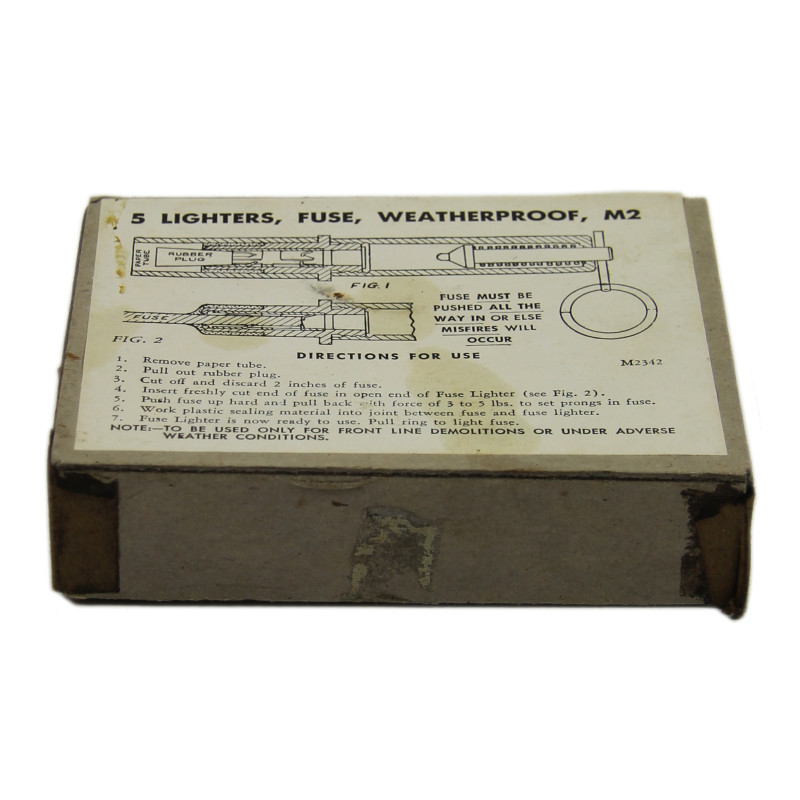 Box, Lighters, Fuse, Weatherproof, M2, Demolition Box, Lighters, Fuse, Weatherproof, M2, Demolition