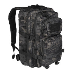 Backpack, Assault, Laser-cut, Dark camo, Large