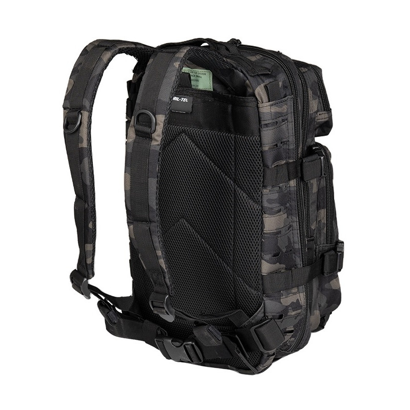 Backpack, Assault, Laser-cut, Dark camo, Small