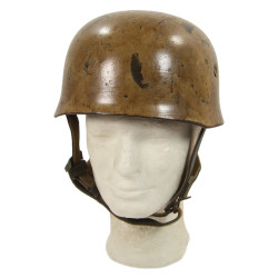 Casque de parachutiste allemand, sable