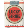 Paquet de cigarettes Lucky Strike, blanc