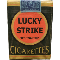 Cigarettes, LUCKY STRIKE, OD, 1940