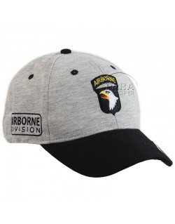 Casquette 101e Airborne, grise