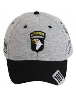 Casquette 101e Airborne, grise