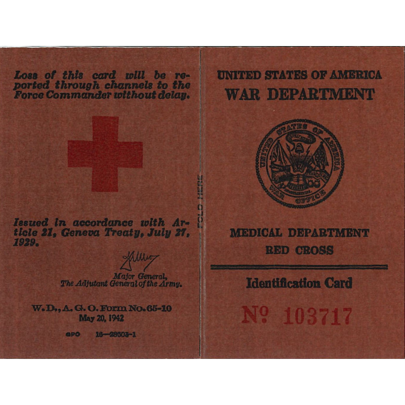 Carte d'identité médicale