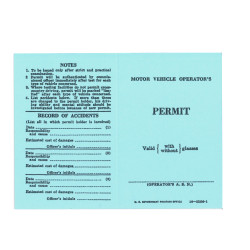 Permis de conduire US Army