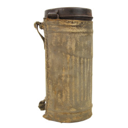 Canister, Mask, Gas, German, ᛋᛋ-Stubaf. Siegfried Müller, ᛋᛋ-Pz.Pi.Btl. 12, 12. ᛋᛋ-Panzerdivision, Normandy