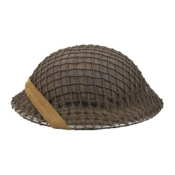 Net helmet medium-mesh, British, brown