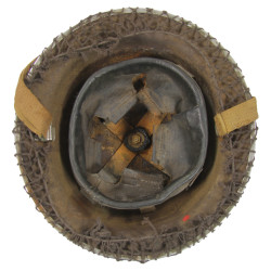 Net helmet medium-mesh, British, brown