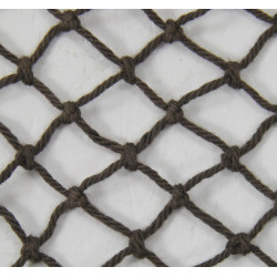 Net helmet medium-mesh, British, brown