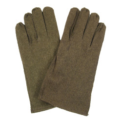 Gloves, Wool, with leather palm, US Army