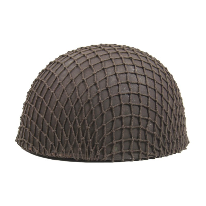 Filet de casque britannique, maille moyenne, marron