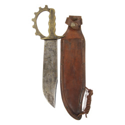 Couteau de tranchée, Knuckle Knife, CASE XX, avec fourreau
