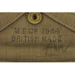 Pochette à pansement M-1942, British Made, M.E.Co. 1944, avec pansement