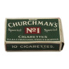 Pack, 10-Cigarette, CHURCHMAN'S No. 1, Full