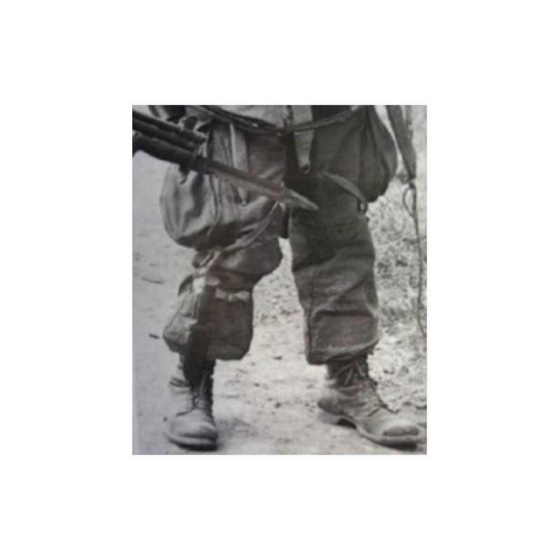 Strap, Leg, US Paratrooper, White, 50cm, Made in USA, 100% orig material