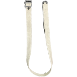 Strap, Leg, US Paratrooper, White, Grey Buckle, Made in USA, 100% orig material