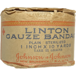 Bandage, Gauze, Linton, J&J, 1 Inch x 10 Yards