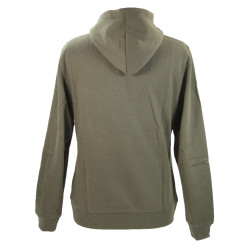 Sweat à capuche, kaki, Coquelicot