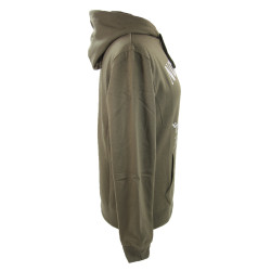 Sweat à capuche, kaki, Coquelicot