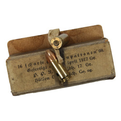 Boîte de cartouches allemandes, 9 mm, 1917, Normandie