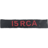 Title, 15th Field Regiment, Royal Canadian Artillery, Normandy