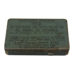 Tin, Anti-Gas Ointment, No. 5, 1942-1943
