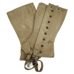 Leggings, Canvas, US Army, 2R, 1942