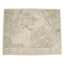 Map, Carentan, Edition of June 1943