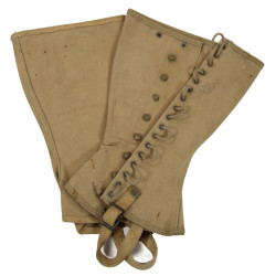 Leggings, Canvas, US Army, 3R, 1941
