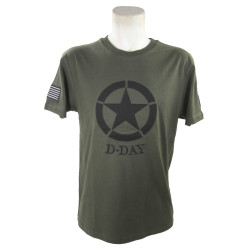 T-shirt homme, kaki, D-Day