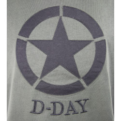 T-shirt homme, kaki, D-Day