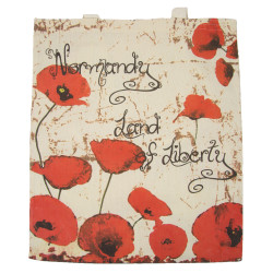 Tote bag, poppies