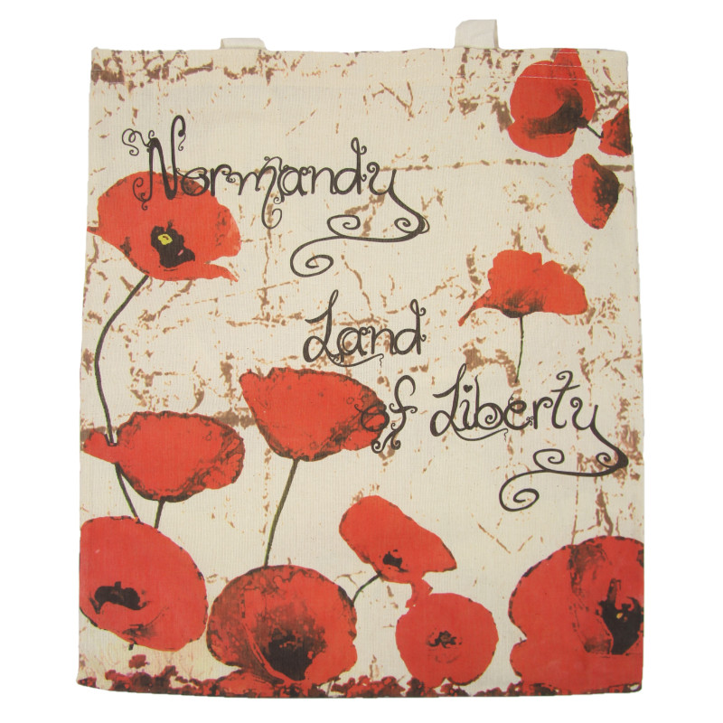 Tote bag, Coquelicot