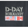 Polo marine, brodé D-DAY NORMANDY 1944 LANDING BEACHES