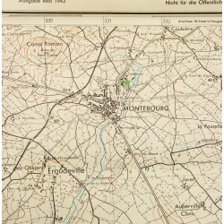 Map, German, Sainte-Mère-Église, 1943