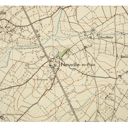 Map, German, Sainte-Mère-Église, 1943