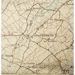 Map, German, Sainte-Mère-Église, 1943
