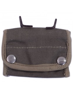 Pouch, canvas, compass