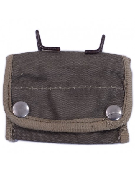 Pouch, canvas, compass