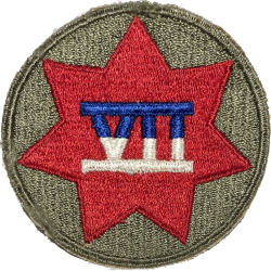 Insigne, VII Corps, US Army, Utah Beach, Ardennes